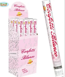Canon à Confettis Blancs 50cm