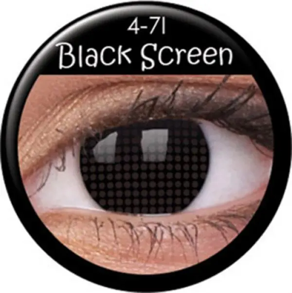Lentilles Cosmétiques BLACK SCREEN 3 Lentilles Cosmétiques BLACK SCREEN