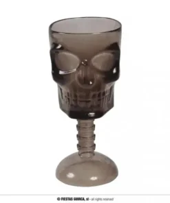 Coupe Transparente Tête De Mort 18cm