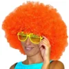 Perruque Afro Orange -Halloween Soldes Magasin 321c6a2dae48a13016615fb5dd443dcd
