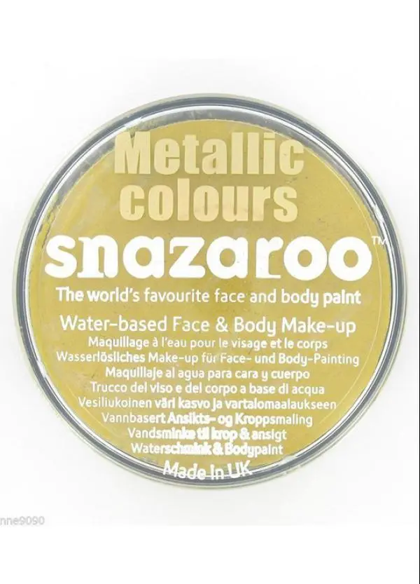 Boite Maquillage Métal Snazaroo Or 3 Boite Maquillage Métal Snazaroo Or