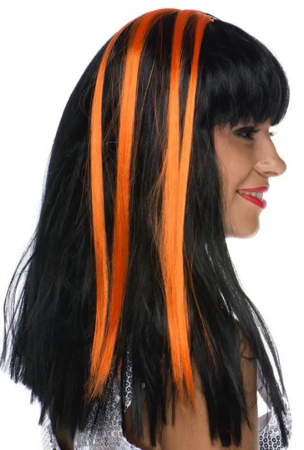 Paire D'extensions Cheveux Orange 3 Paire D'extensions Cheveux Orange