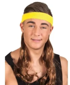 Bandeau De Tête Avec Cheveux Châtains