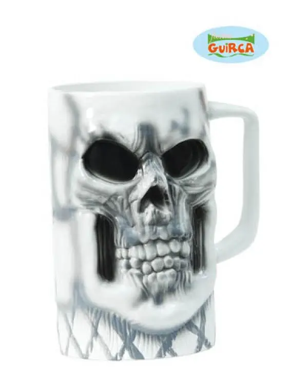 Chope Tête De Mort 15cm 3 Chope Tête De Mort 15cm