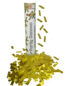 Canon à Confettis Papier Doré 30cm