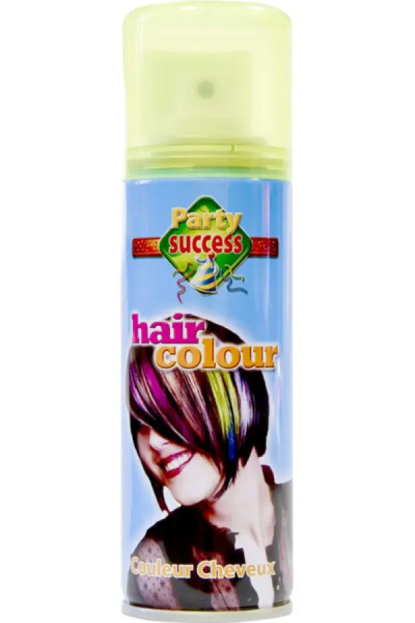 Colorspray Laque Cheveux Fluo Jaune 3 Colorspray Laque Cheveux Fluo Jaune