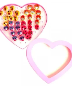 Présentoir De 36 Bagues Smiley (E3-4)