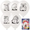 Kit 5 Ballons à Colorier Animaux -Halloween Soldes Magasin 8a8dc73f63d346e0e87f7154a32e2051