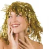 Perruque Disco Or -Halloween Soldes Magasin cfc8a740eebb968455f2aa41ee7472ad