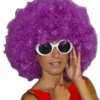 Perruque Afro Violette -Halloween Soldes Magasin de2686e32fb99778a5b6b329d8c012ef