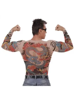 Tee Shirt Tatoo Dragon Homme -Halloween Soldes Magasin f6797ebb29d11dcac116f02c936c46c3