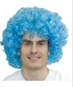 Perruque Pop Bleue