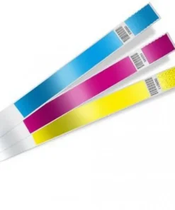 100 Bracelets Contrôle D'accès Bleu Papier