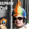 Perruque Punk Crete Multicolore -Halloween Soldes Magasin izZhv4maWR0Q28n8RGIL